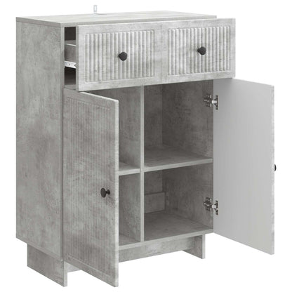 vidaXL Sideboard Concrete Grey 66 x 34.5 x 90 cm Engineered Wood