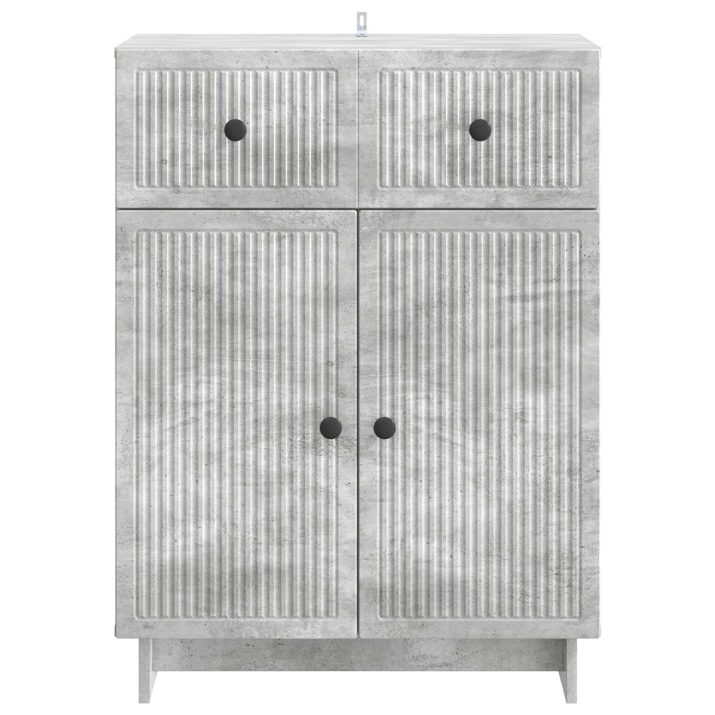 vidaXL Sideboard Concrete Grey 66 x 34.5 x 90 cm Engineered Wood