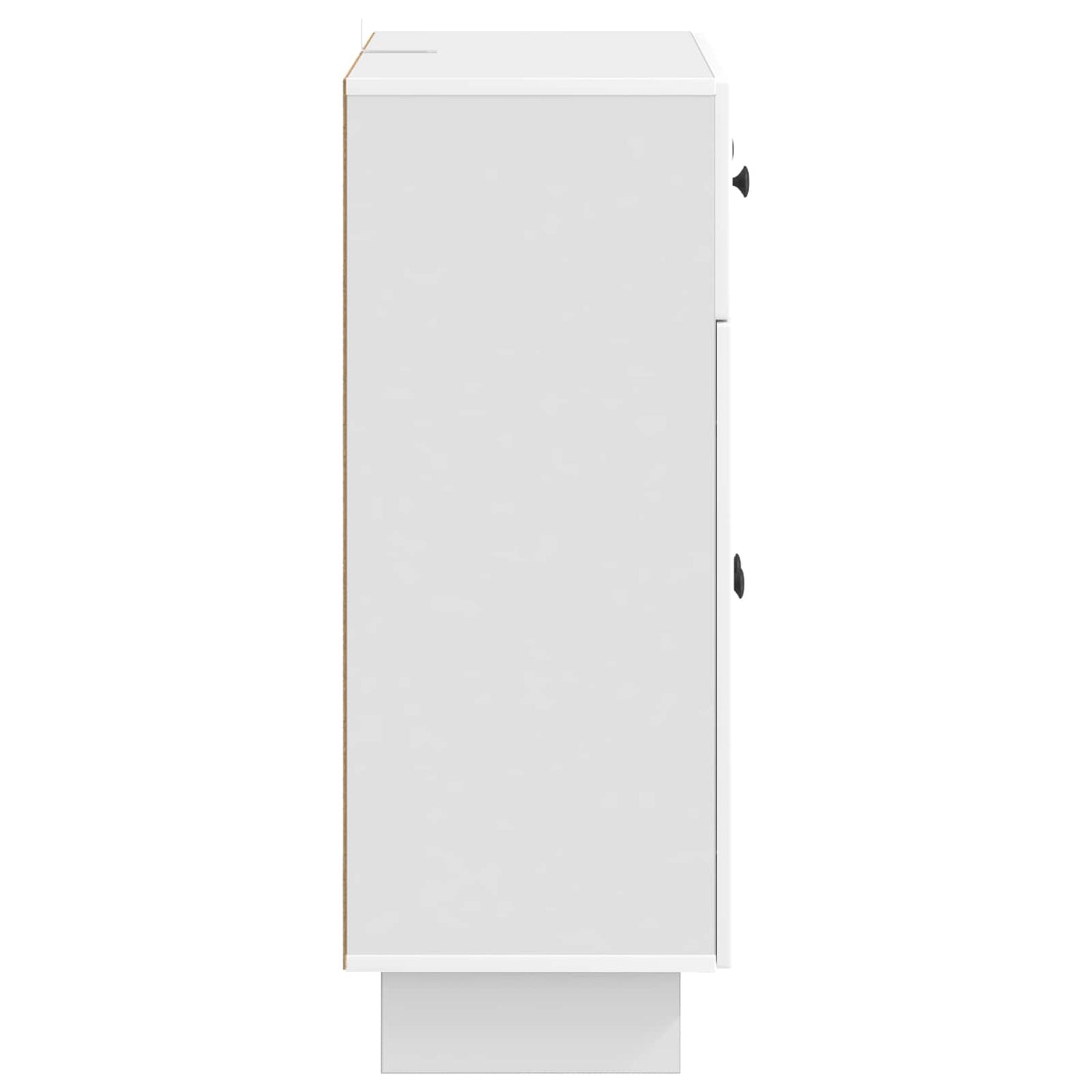 vidaXL Sideboard High Gloss White 66 x 34.5 x 90 cm Engineered Wood