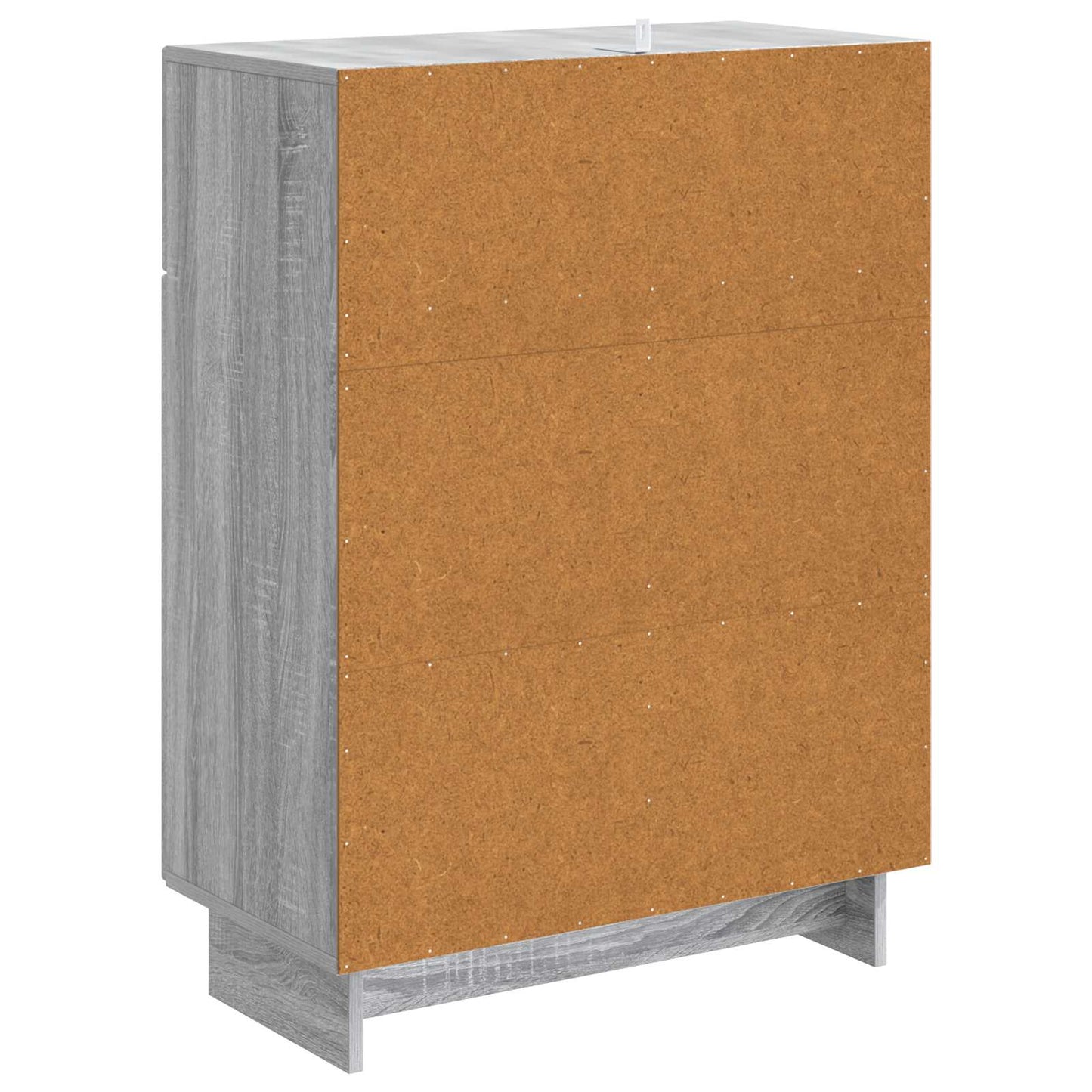 vidaXL Sideboard Grey Sonoma 66 x 34.5 x 90 cm Engineered Wood