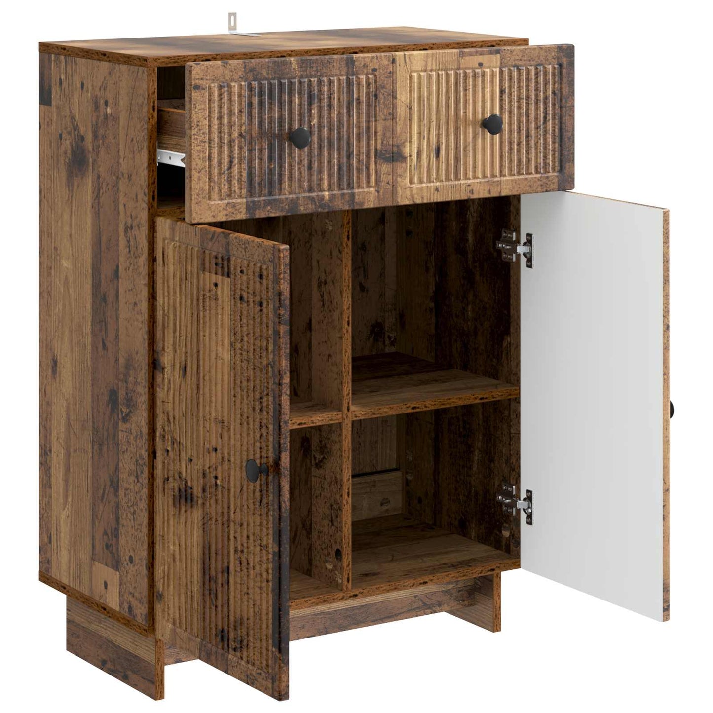 vidaXL Sideboard Old Wood 66 x 34.5 x 90 cm Engineered Wood