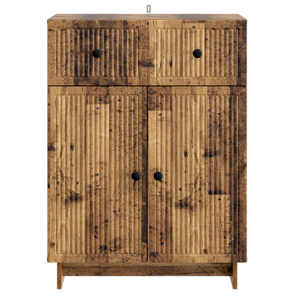 vidaXL Sideboard Old Wood 66 x 34.5 x 90 cm Engineered Wood