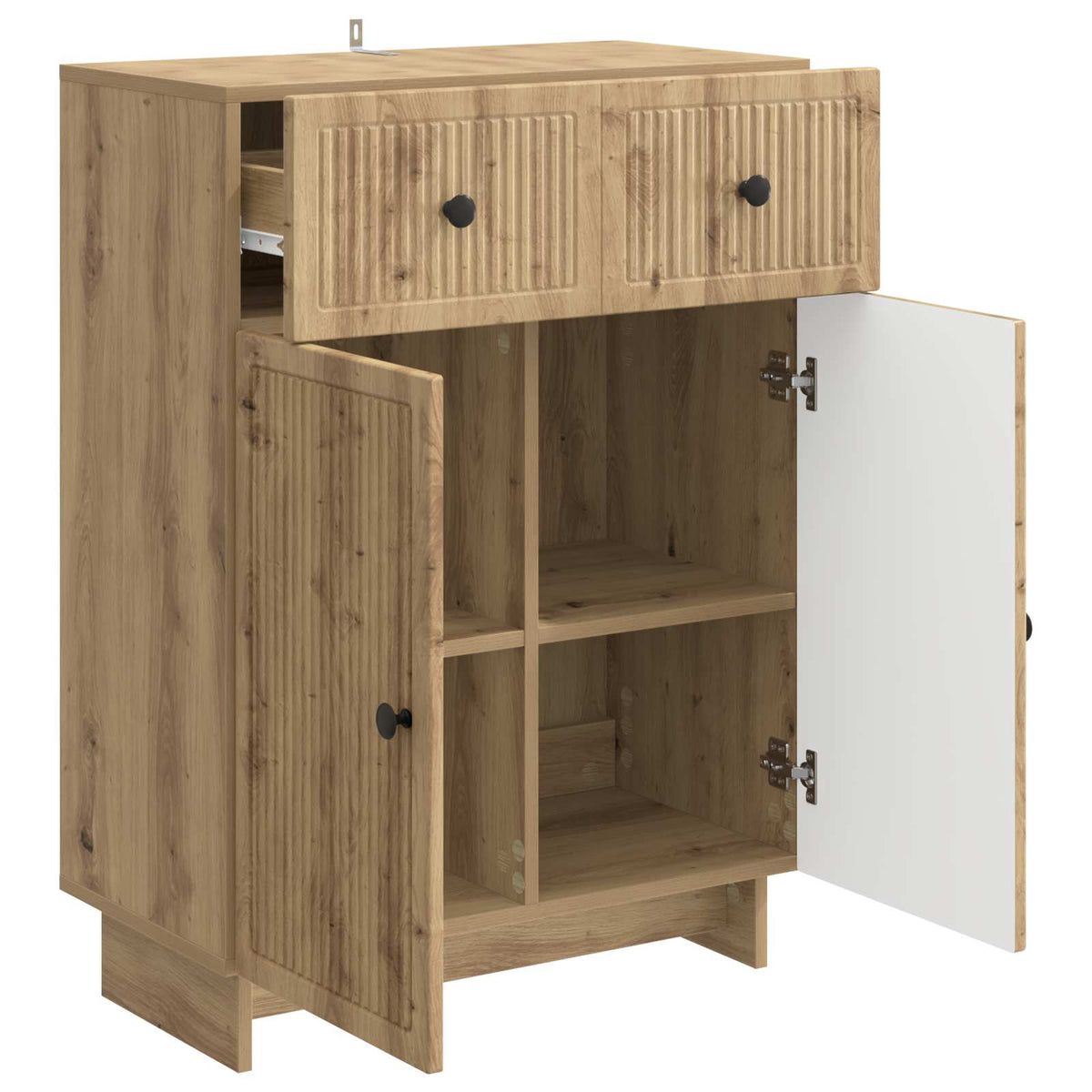 vidaXL Sideboard Artisan Oak 66 x 34.5 x 90 cm Engineered Wood