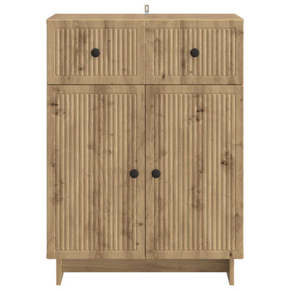 vidaXL Sideboard Artisan Oak 66 x 34.5 x 90 cm Engineered Wood