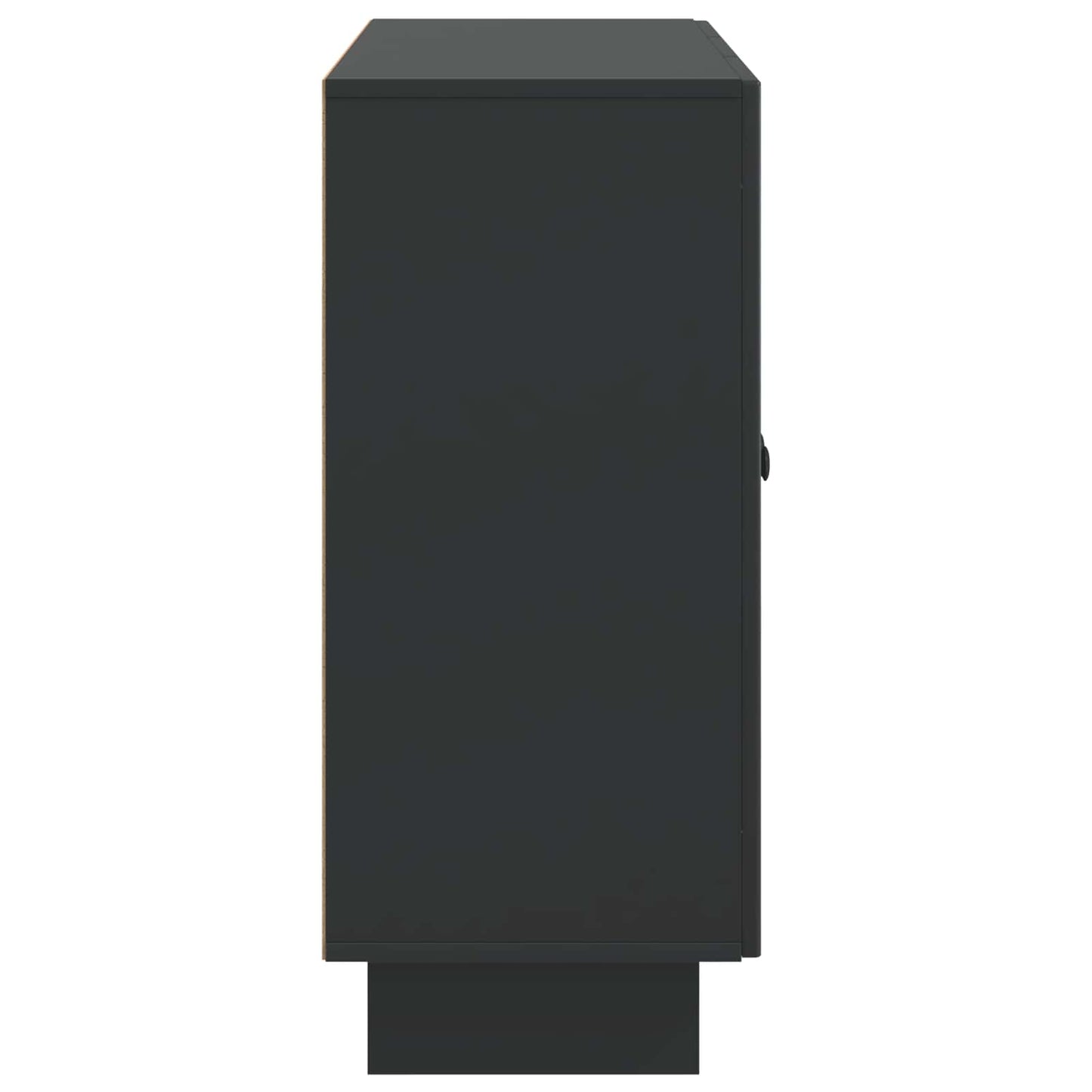 vidaXL Sideboard Black 89 x 34.5 x 80 cm Engineered Wood