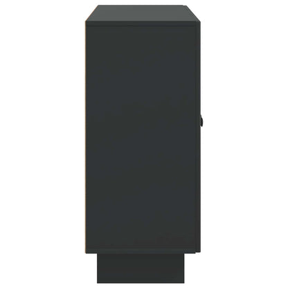 vidaXL Sideboard Black 89 x 34.5 x 80 cm Engineered Wood