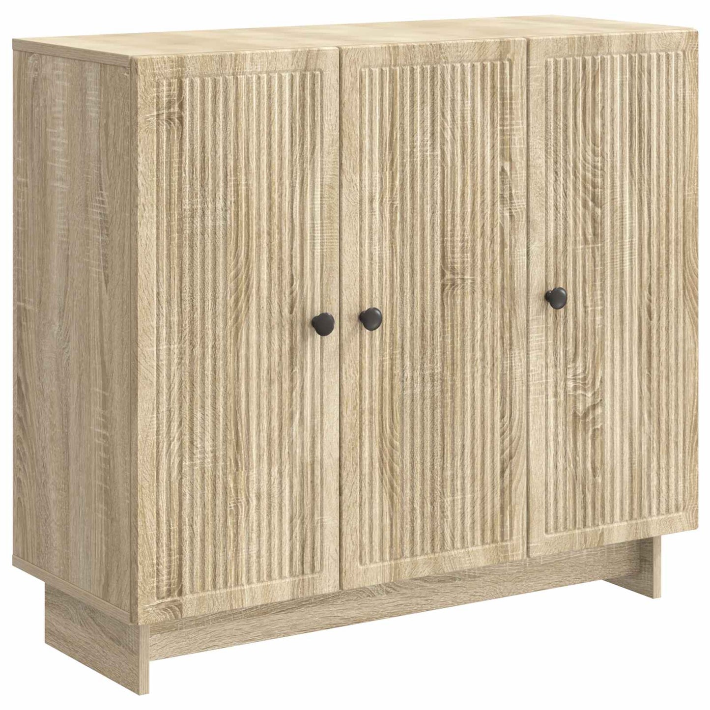 vidaXL Sideboard Sonoma Oak 89 x 34.5 x 80 cm Engineered Wood
