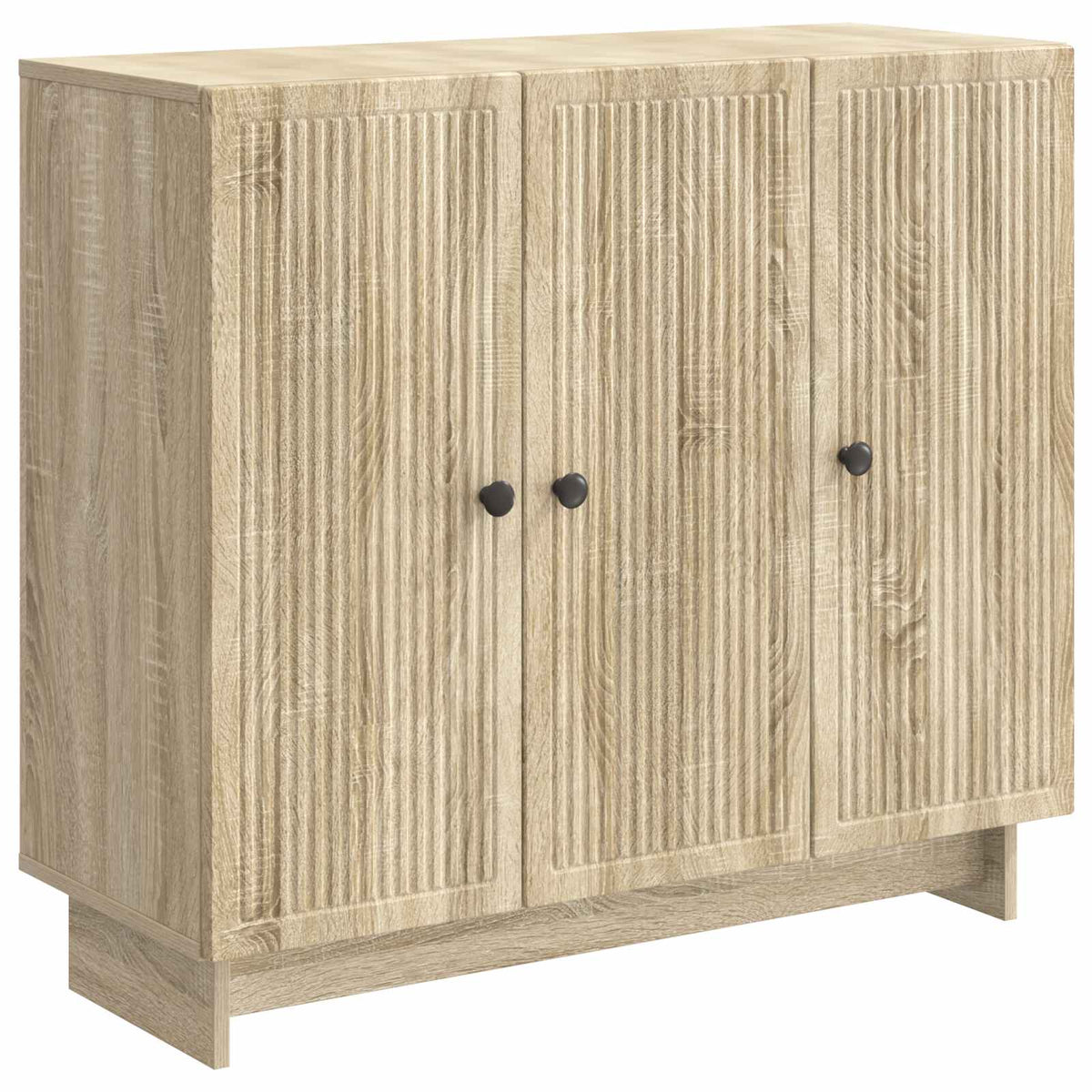 vidaXL Sideboard Sonoma Oak 89 x 34.5 x 80 cm Engineered Wood