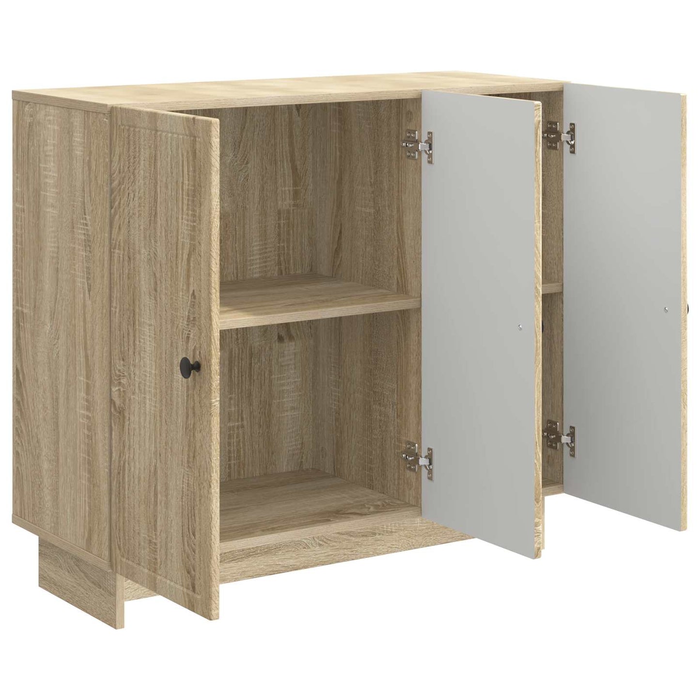 vidaXL Sideboard Sonoma Oak 89 x 34.5 x 80 cm Engineered Wood