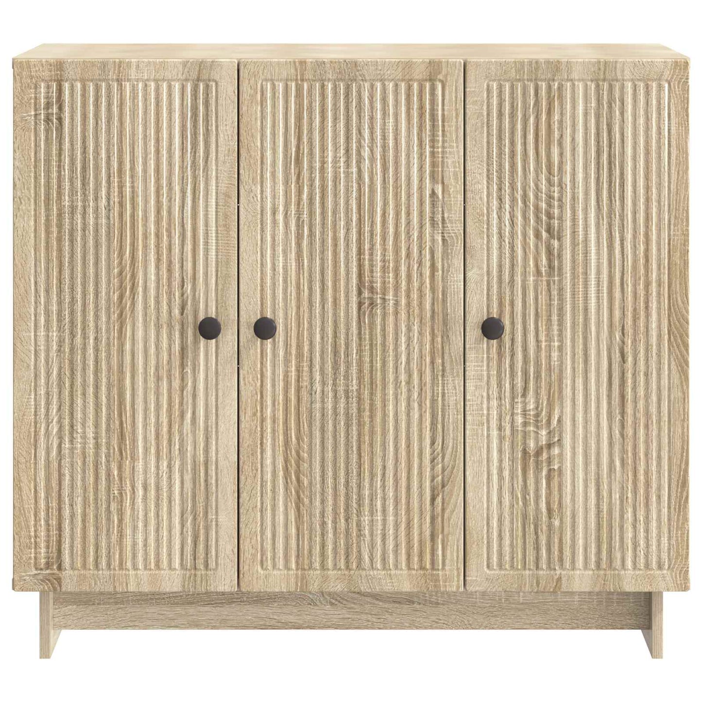vidaXL Sideboard Sonoma Oak 89 x 34.5 x 80 cm Engineered Wood