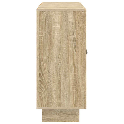 vidaXL Sideboard Sonoma Oak 89 x 34.5 x 80 cm Engineered Wood