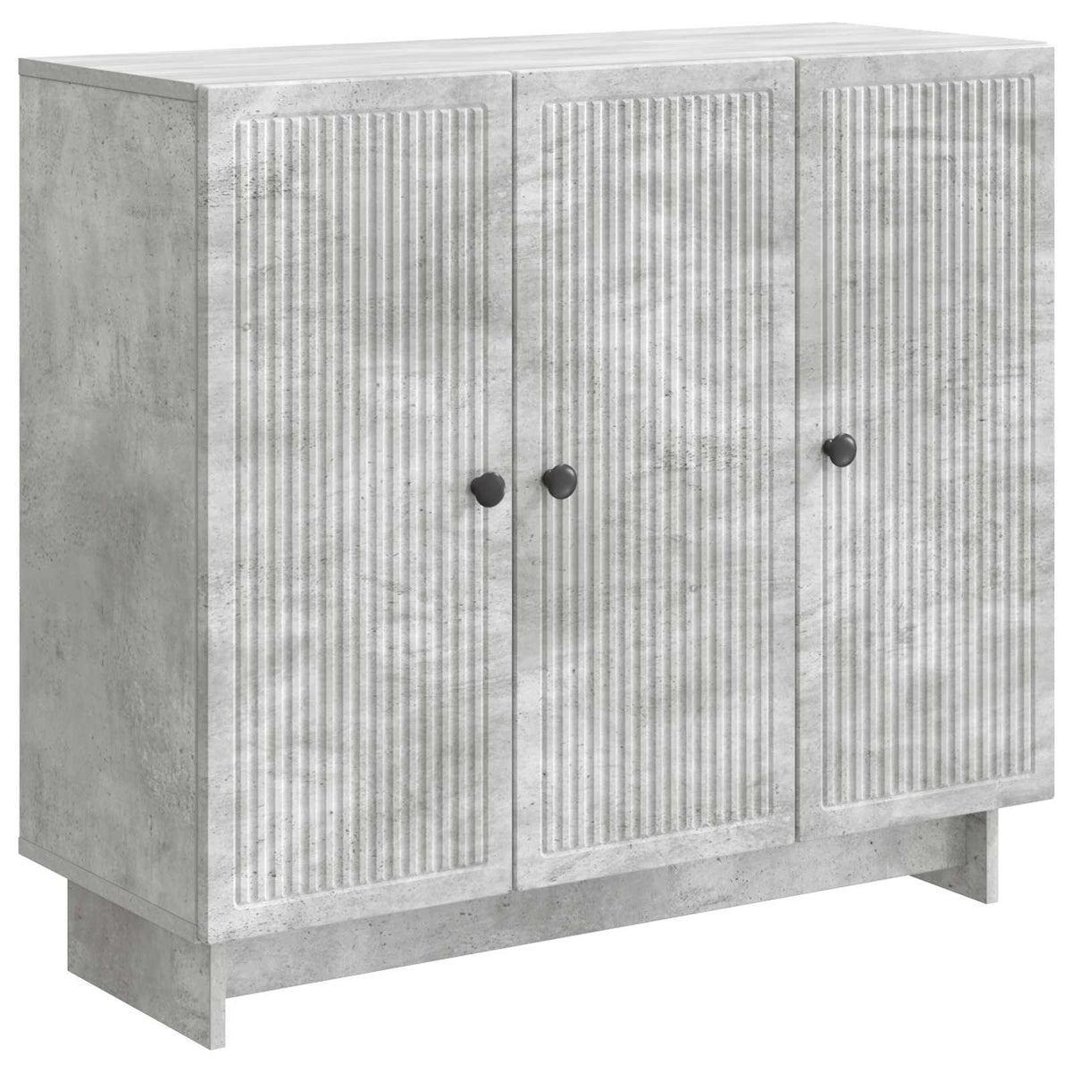 vidaXL Sideboard Concrete Grey 89 x 34.5 x 80 cm Engineered Wood