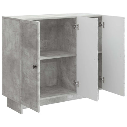 vidaXL Sideboard Concrete Grey 89 x 34.5 x 80 cm Engineered Wood
