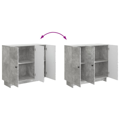 vidaXL Sideboard Concrete Grey 89 x 34.5 x 80 cm Engineered Wood