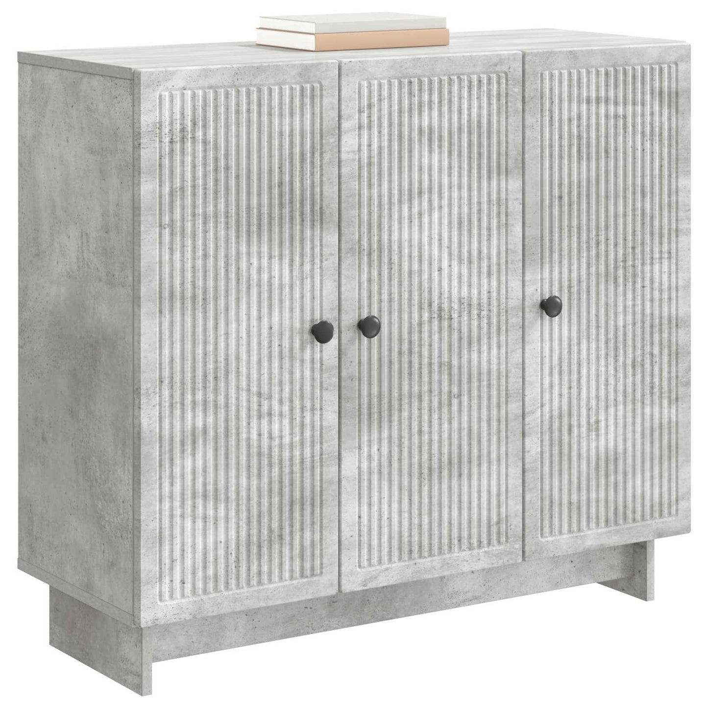 vidaXL Sideboard Concrete Grey 89 x 34.5 x 80 cm Engineered Wood