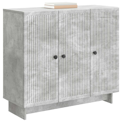 vidaXL Sideboard Concrete Grey 89 x 34.5 x 80 cm Engineered Wood