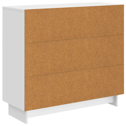 vidaXL Sideboard High Gloss White 89 x 34.5 x 80 cm Engineered Wood