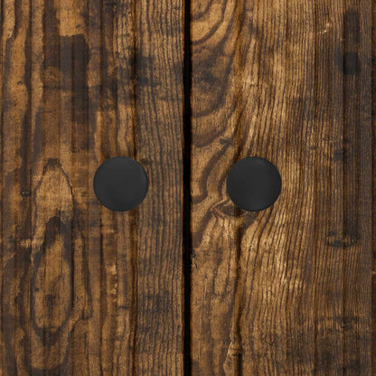 vidaXL Sideboard Smoked Oak 89 x 34.5 x 80 cm Engineered Wood