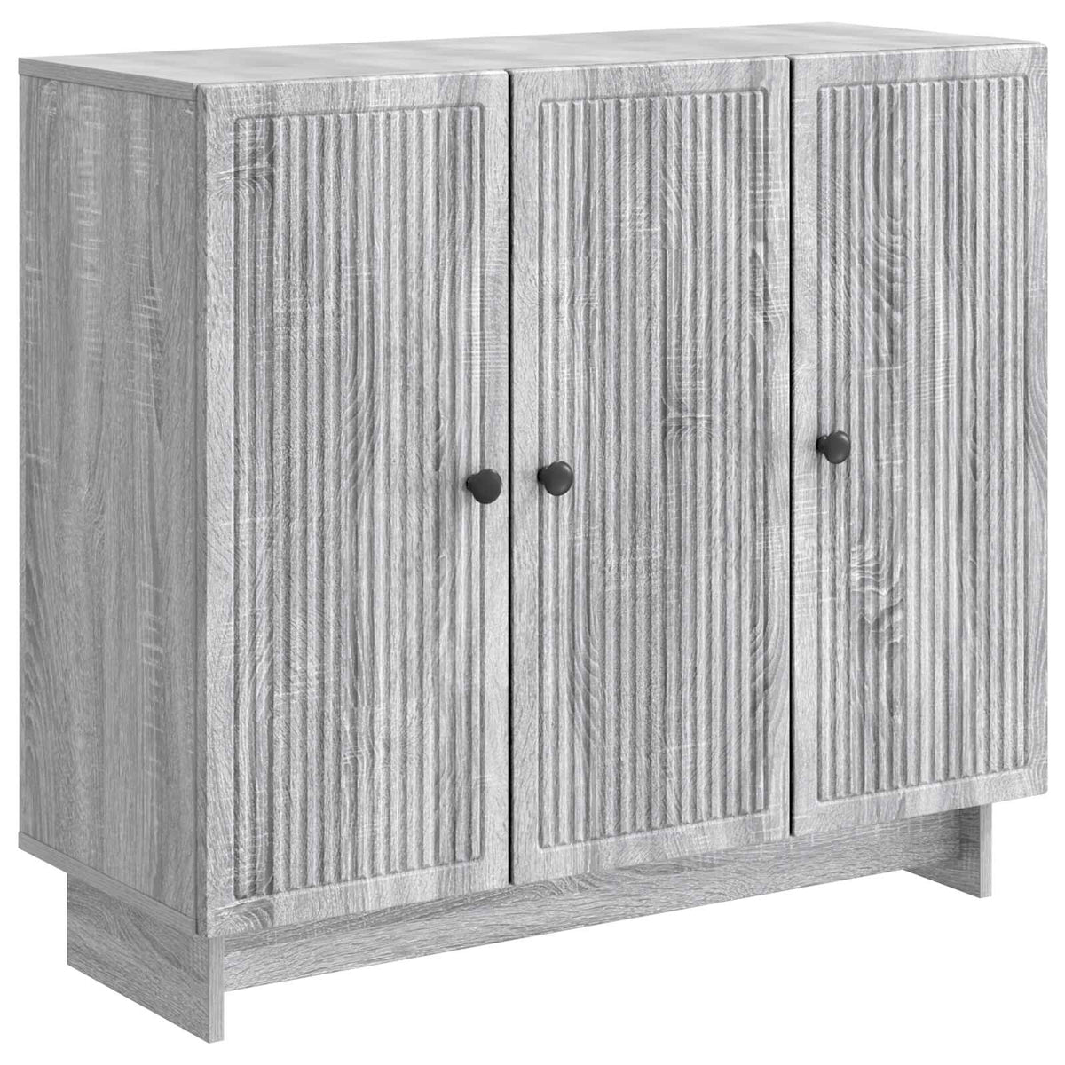 vidaXL Sideboard Grey Sonoma 89 x 34.5 x 80 cm Engineered Wood