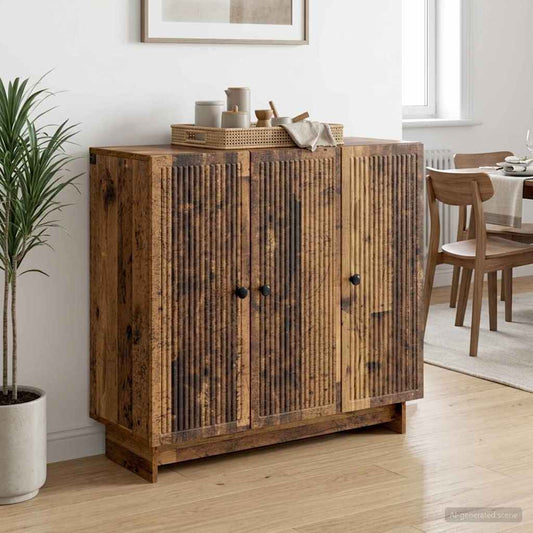 vidaXL Sideboard Old Wood 89 x 34.5 x 80 cm Engineered Wood