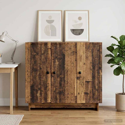 vidaXL Sideboard Old Wood 89 x 34.5 x 80 cm Engineered Wood