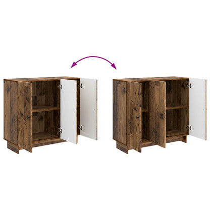 vidaXL Sideboard Old Wood 89 x 34.5 x 80 cm Engineered Wood