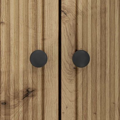 vidaXL Sideboard Artisan Oak 89 x 34.5 x 80 cm Engineered Wood