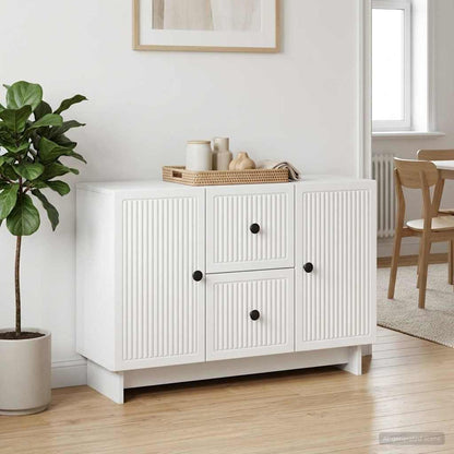 vidaXL Sideboard White 89 x 34.5 x 60 cm Engineered Wood
