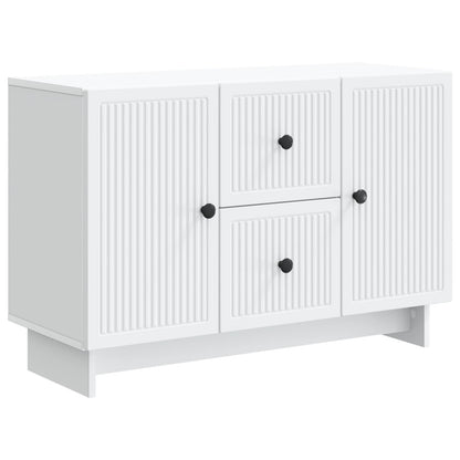 vidaXL Sideboard with Drawer White 89 x 34.5 x 60 cm Engineered Wood