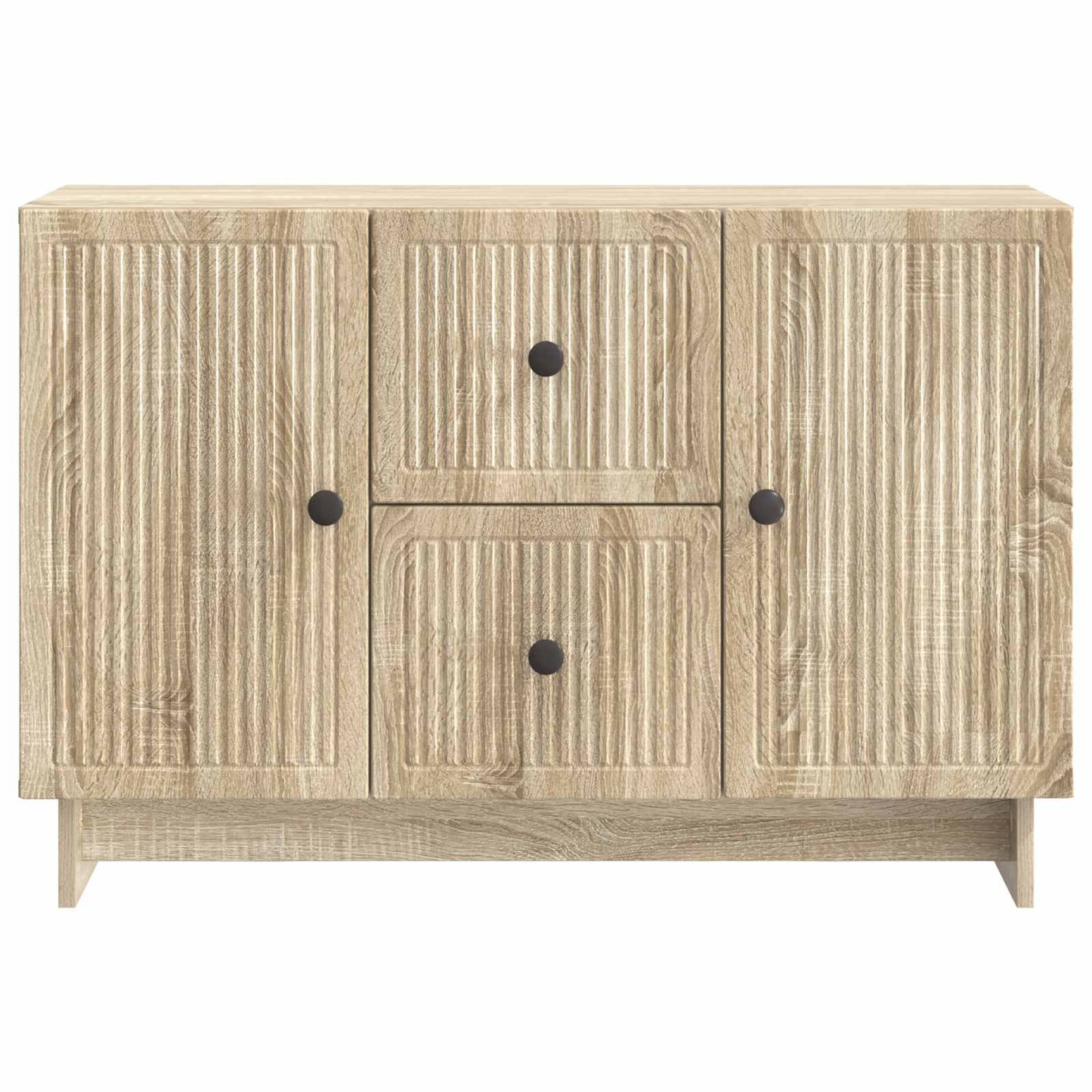 vidaXL Sideboard Sonoma Oak 89 x 34.5 x 60 cm Engineered Wood