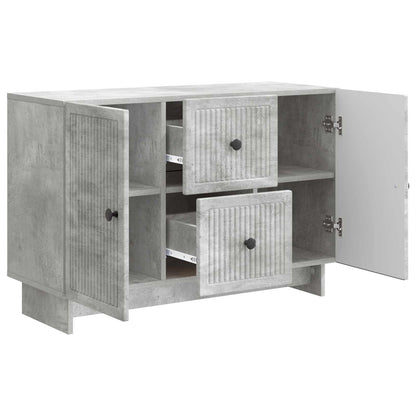 vidaXL Sideboard Concrete Grey 89 x 34.5 x 60 cm Engineered Wood