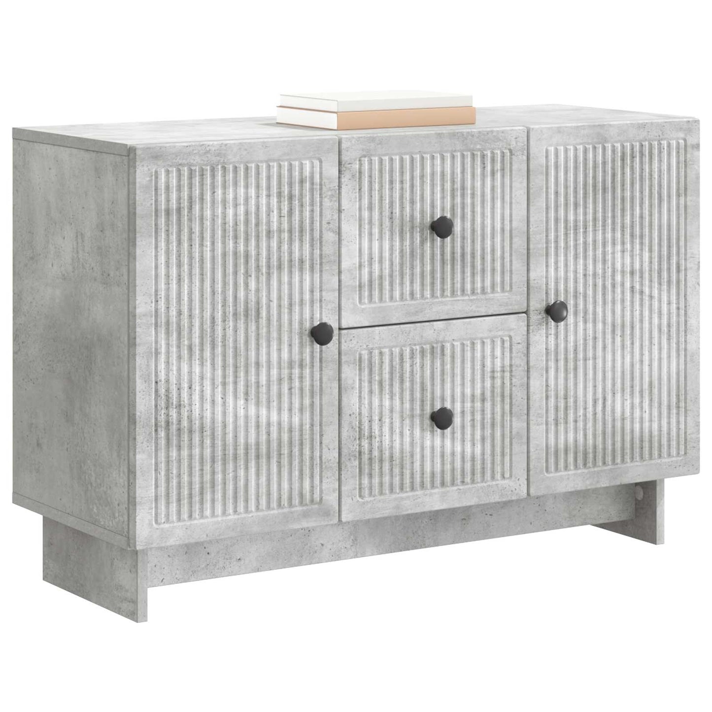 vidaXL Sideboard Concrete Grey 89 x 34.5 x 60 cm Engineered Wood