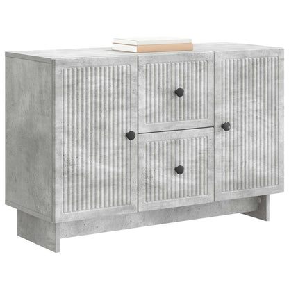 vidaXL Sideboard Concrete Grey 89 x 34.5 x 60 cm Engineered Wood