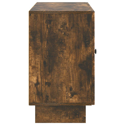 vidaXL Sideboard Smoked Oak 89 x 34.5 x 60 cm Engineered Wood