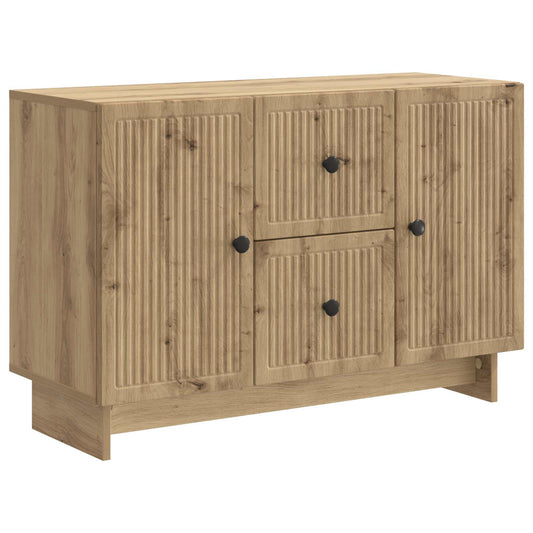vidaXL Sideboard Artisan Oak 89 x 34.5 x 60 cm Engineered Wood