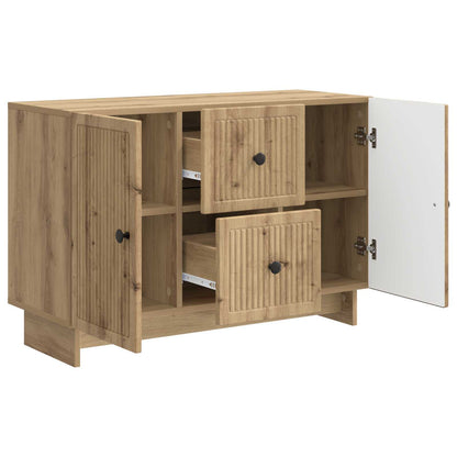 vidaXL Sideboard Artisan Oak 89 x 34.5 x 60 cm Engineered Wood