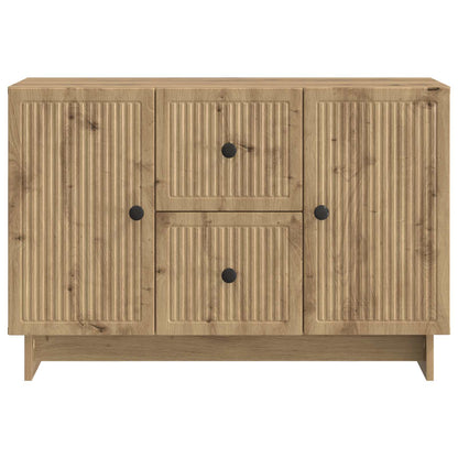 vidaXL Sideboard Artisan Oak 89 x 34.5 x 60 cm Engineered Wood