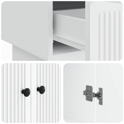 vidaXL Sideboard White 66 x 34.5 x 95 cm Engineered Wood