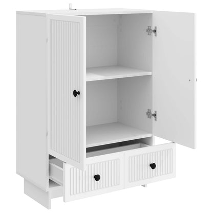 vidaXL Sideboard White 66 x 34.5 x 95 cm Engineered Wood