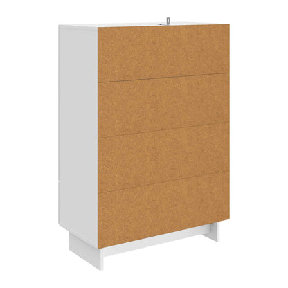 vidaXL Sideboard White 66 x 34.5 x 95 cm Engineered Wood