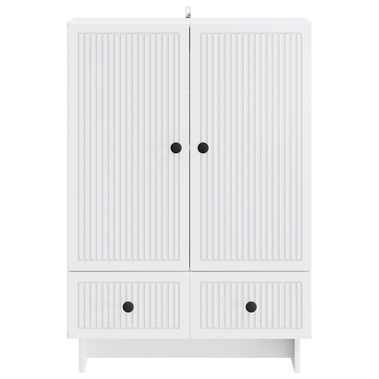 vidaXL Sideboard White 66 x 34.5 x 95 cm Engineered Wood