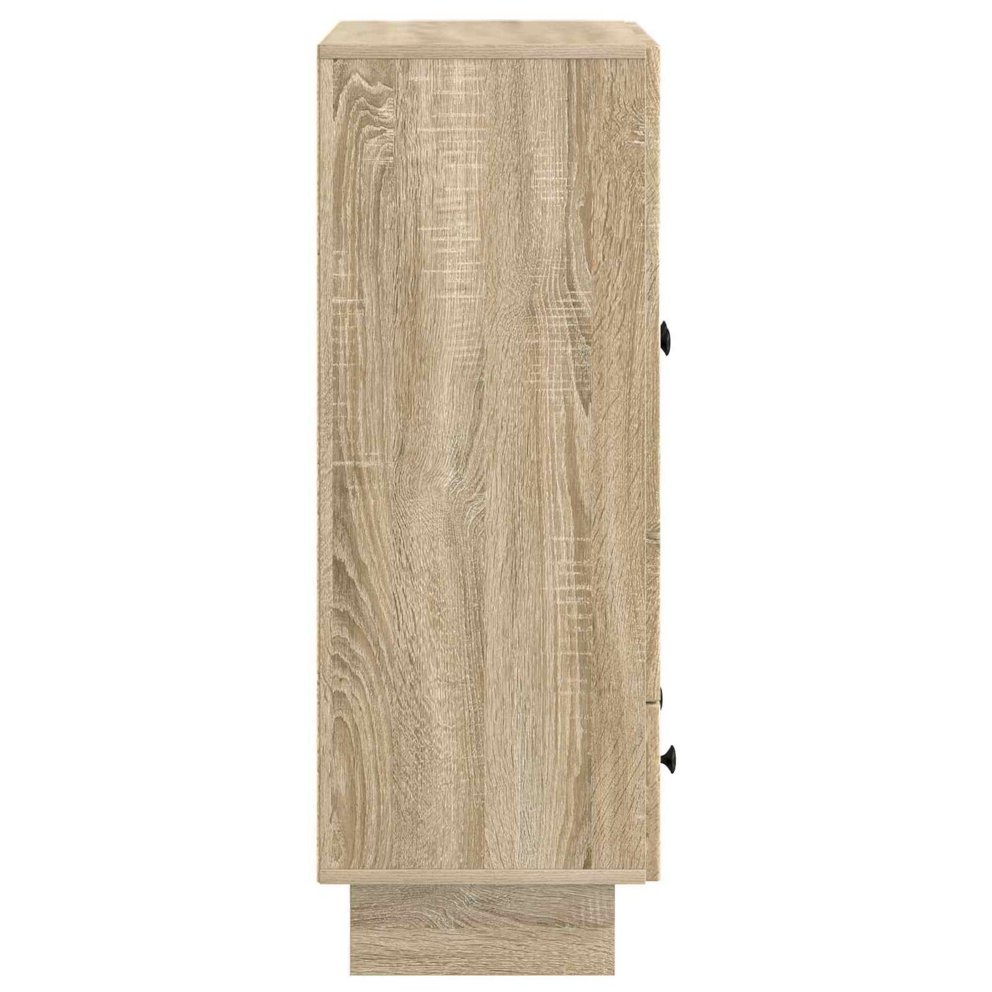 vidaXL Sideboard Sonoma Oak 66 x 34.5 x 95 cm Engineered Wood