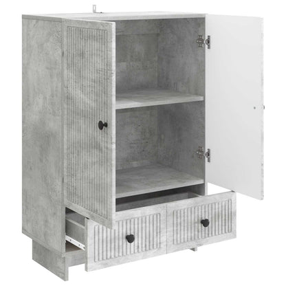 vidaXL Sideboard Concrete Grey 66 x 34.5 x 95 cm Engineered Wood