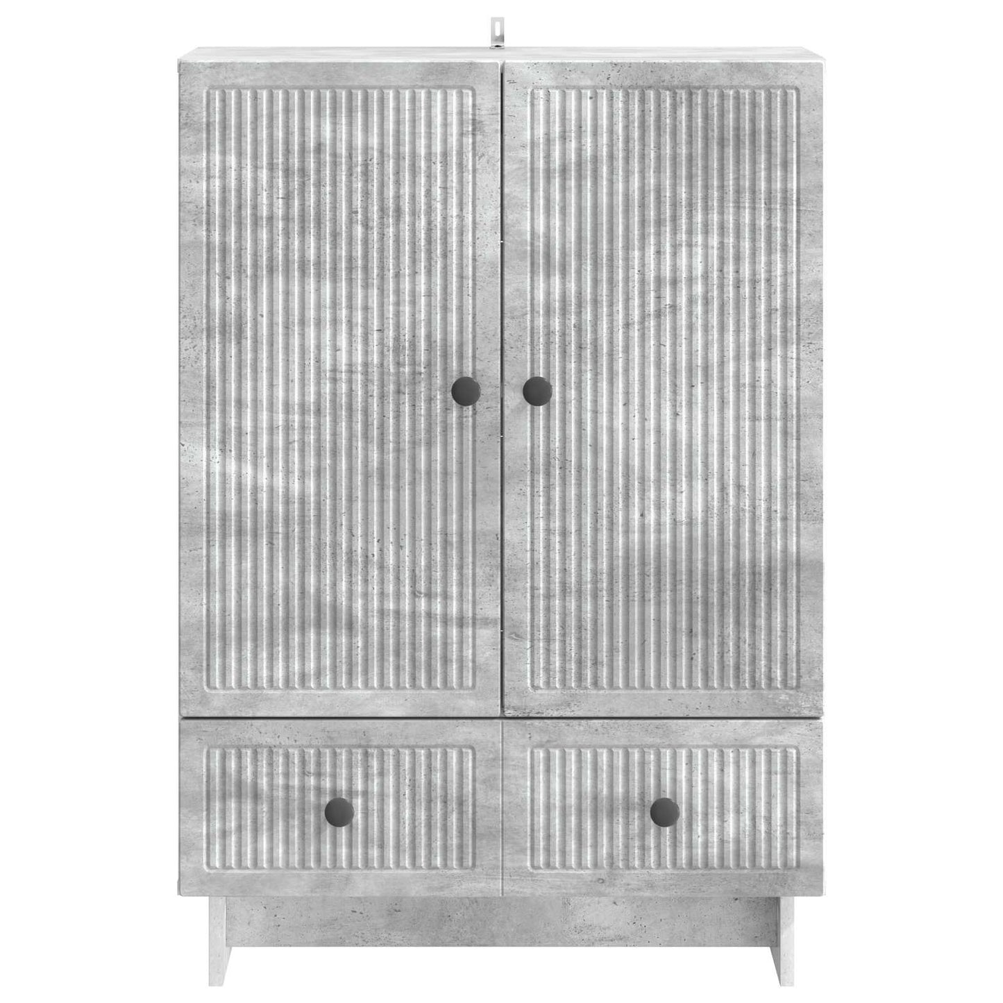 vidaXL Sideboard Concrete Grey 66 x 34.5 x 95 cm Engineered Wood