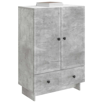 vidaXL Sideboard Concrete Grey 66 x 34.5 x 95 cm Engineered Wood