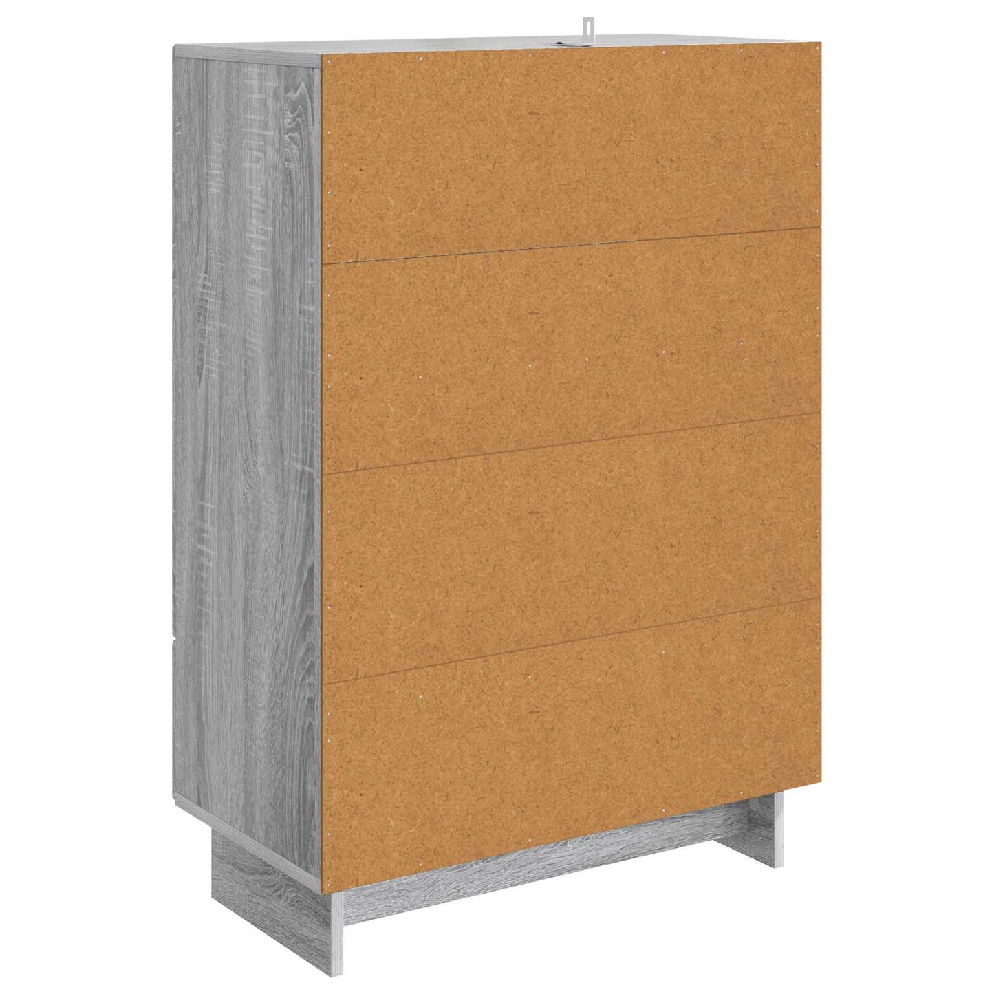 vidaXL Sideboard Grey Sonoma 66 x 34.5 x 95 cm Engineered Wood