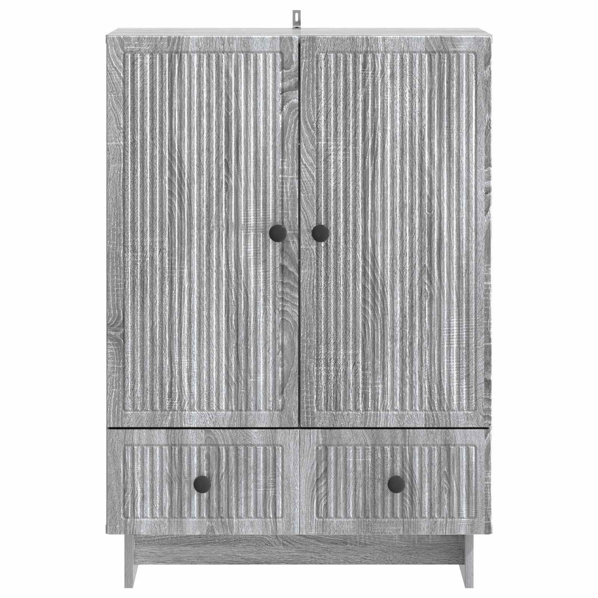 vidaXL Sideboard Grey Sonoma 66 x 34.5 x 95 cm Engineered Wood