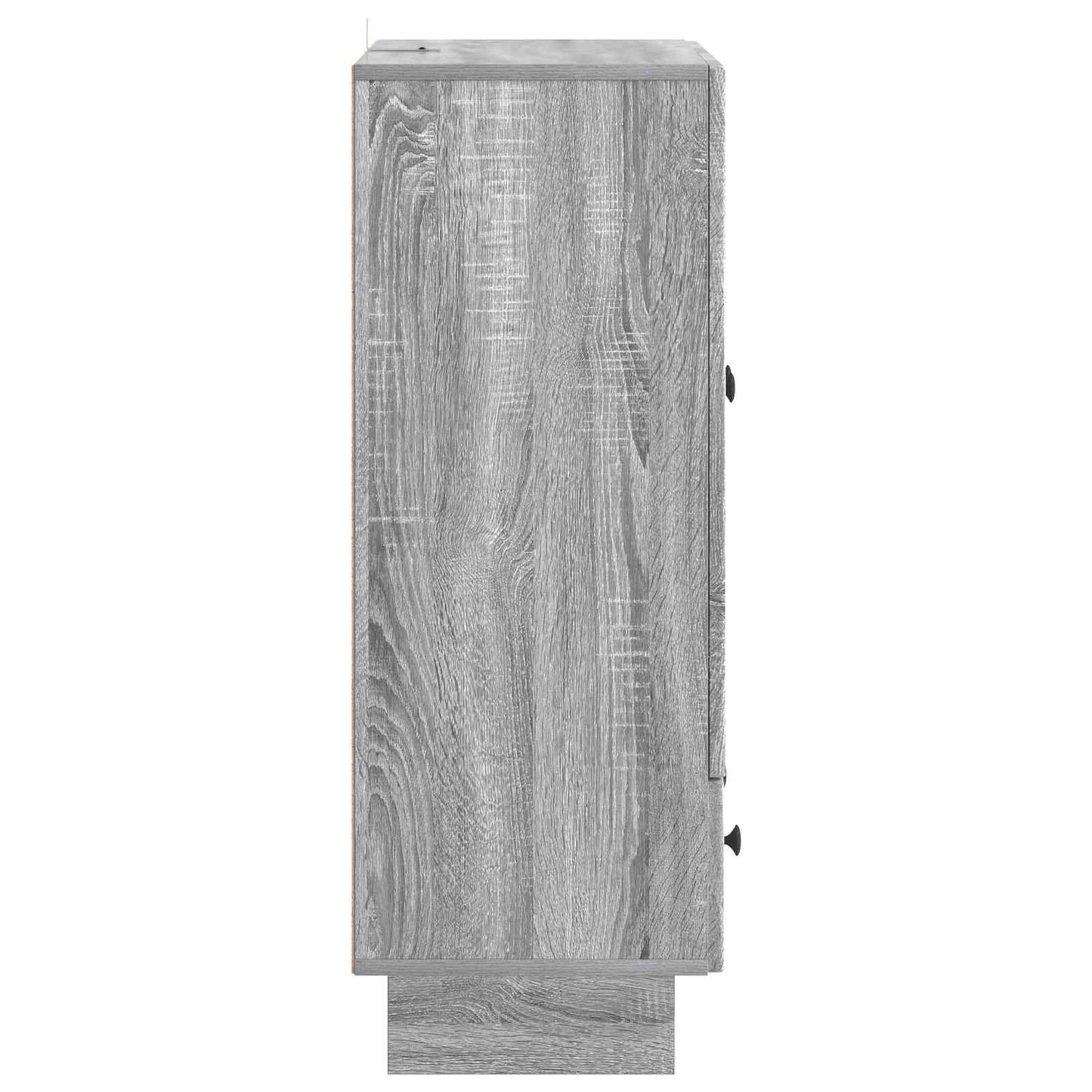 vidaXL Sideboard Grey Sonoma 66 x 34.5 x 95 cm Engineered Wood