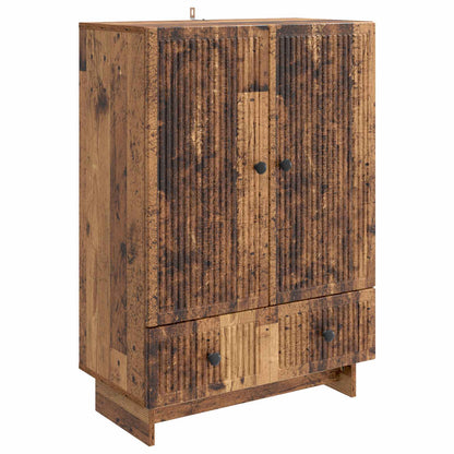 vidaXL Sideboard Old Wood 66 x 34.5 x 95 cm Engineered Wood