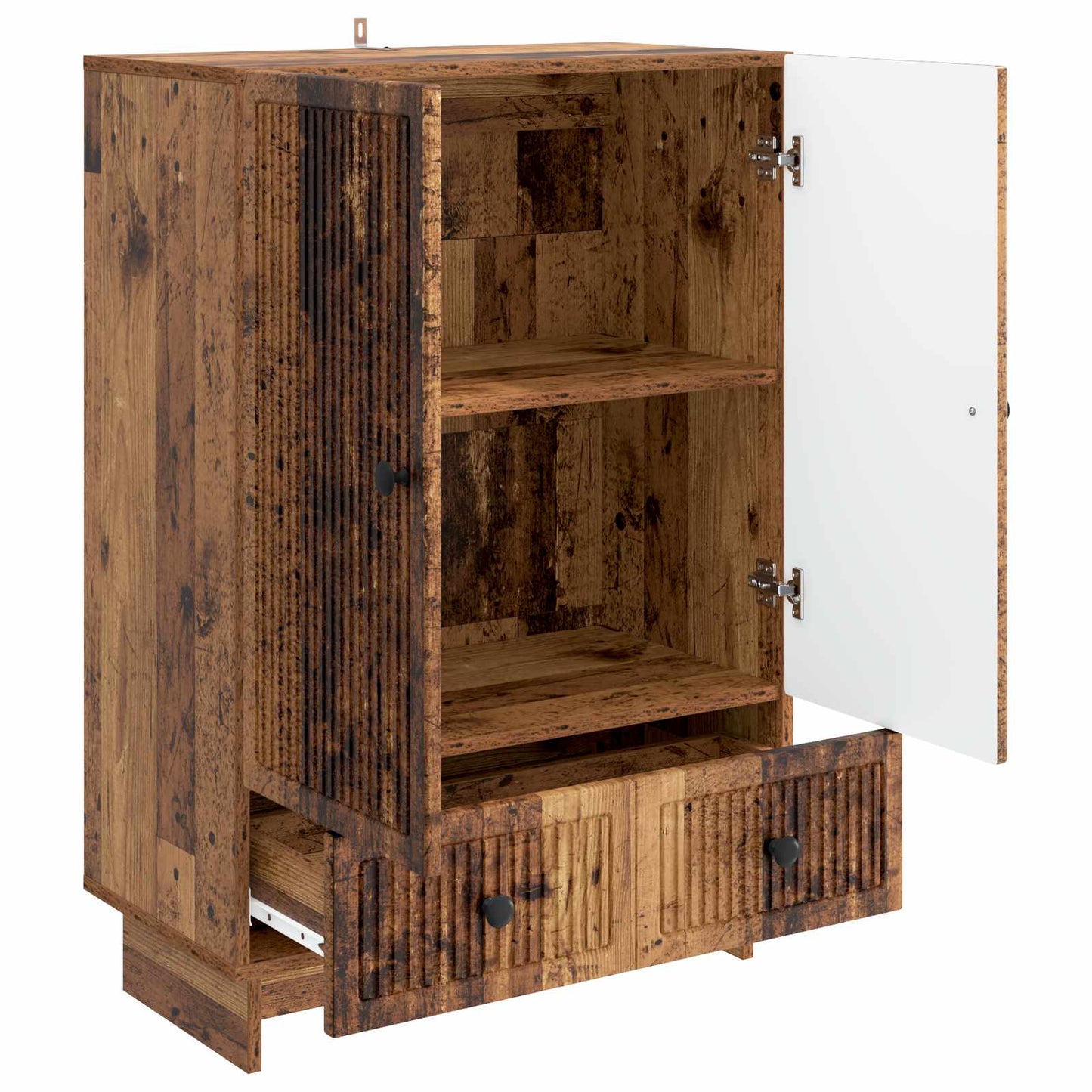 vidaXL Sideboard Old Wood 66 x 34.5 x 95 cm Engineered Wood